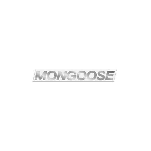 Mongoose - 90's SEAT REAR Chrome on clear decal