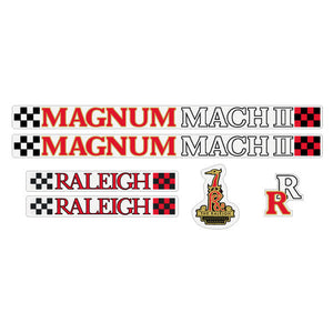 Raleigh - Magnum Mach Two decal set