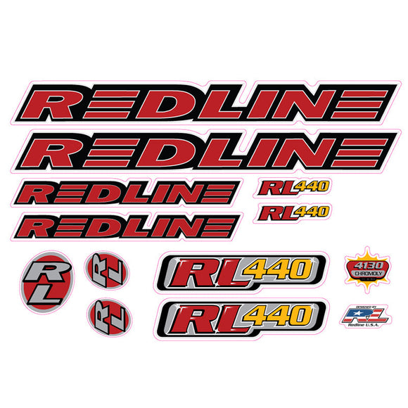 1996 Redline - RL440 - Decal set | BMX Products USA