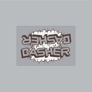 SE Racing - Basher CLOUD Downtube decal in brown