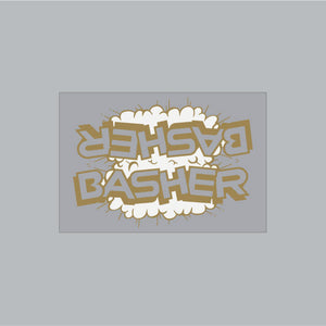SE Racing - Basher CLOUD Downtube decal in Gold