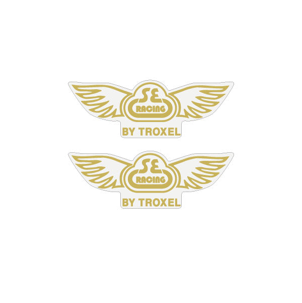 SE Racing by TROXEL - Gold - Seat decal set | BMX Products USA