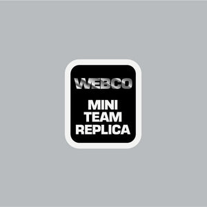 Webco - MINI TEAM REPLICA White Seat tube decal