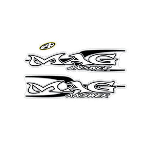 Answer - Mag - Black & Silver fork decal set  - Bmx Products AU