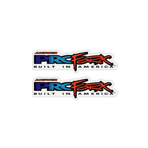Answer - Pro Forx - Blue & Orange Fade fork decal set  - Bmx Products AU