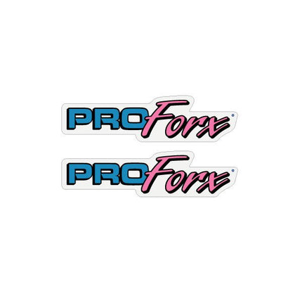 Answer - Pro Forx - Blue & Pink fork decal set  - Bmx Products AU