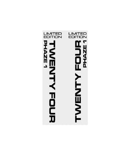 CW - PHAZE 1 Limited Edition - seat mast decal - black