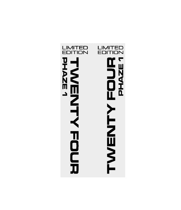 CW - PHAZE 1 Limited Edition - seat mast decal - black
