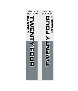 CW - PHAZE 1 Limited Edition - seat mast decal - black/grey