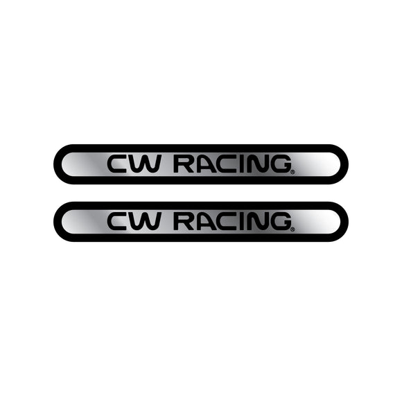 CW crank decals - chrome