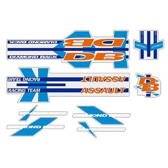 1991 Diamond Back -  Assult decal set for Black frame