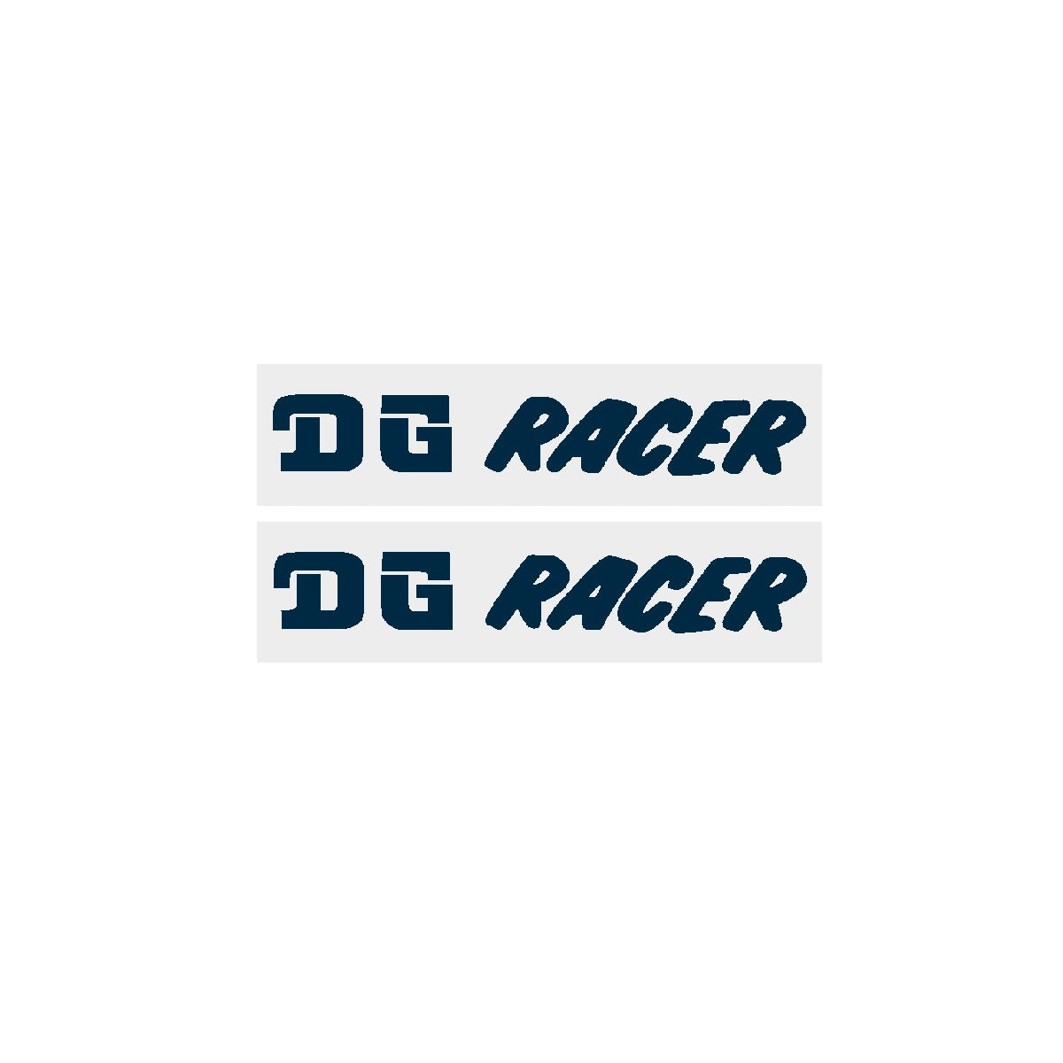 DG - Racer chain stay decal pair - navy blue | BMX Products USA
