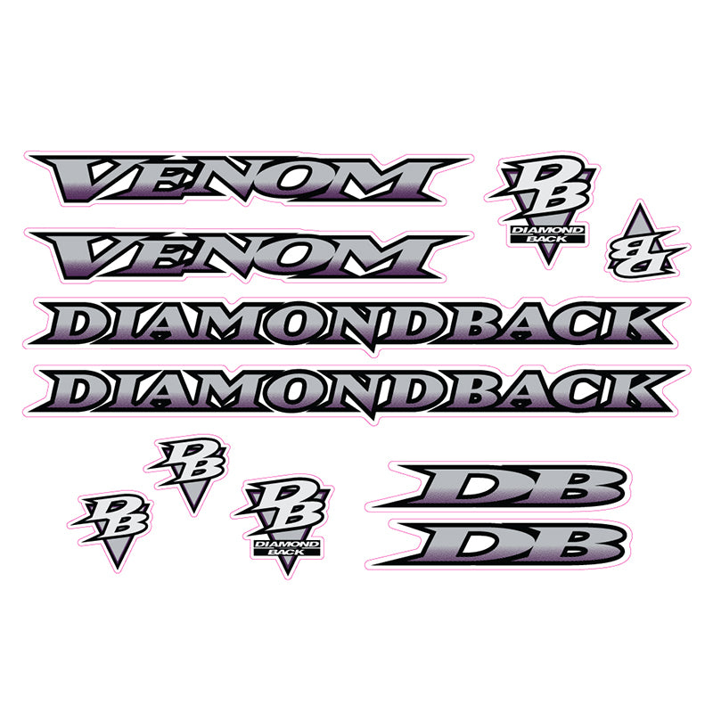 1995 Diamond Back - Venom for purple frame decal set | BMX