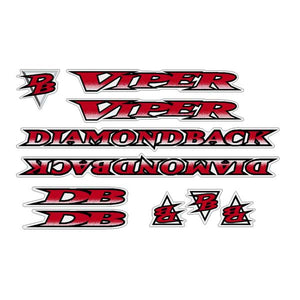 1996 Diamond Back - Viper decal set for chrome frame | BMX