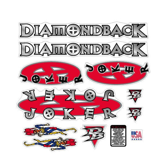Diamond Back - 1998 Joker decal set for Grey frame
