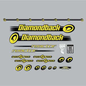 2000 Diamond Back - Reactor Franco for Blue frame decal set