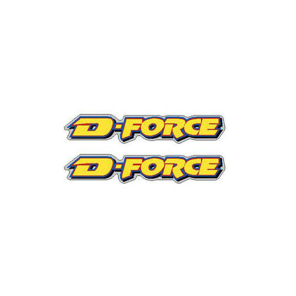 1996 DYNO - D-FORCE fork decals on chrome