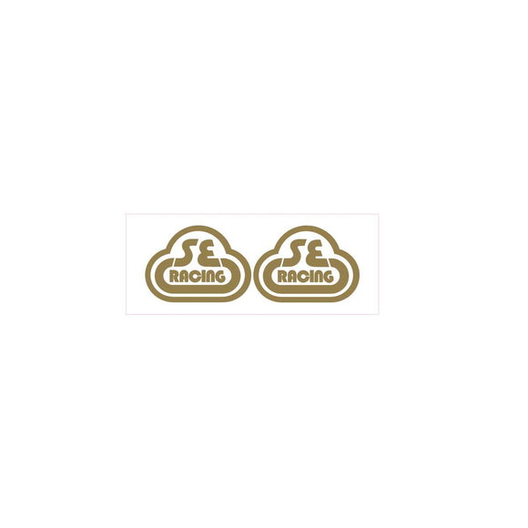 SE Racing - Seat tube decal - gold on clear | BMX Products USA