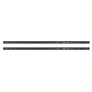 Tange - 320 - BLACK- Headset decal set
