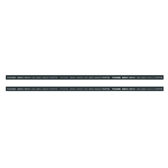 Tange - 320 - BLACK- Headset decal set
