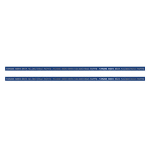 Tange - 320 - BLUE- Headset decal set