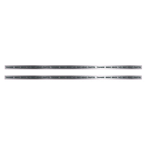 Tange - 320 - CHROME- Headset decal set