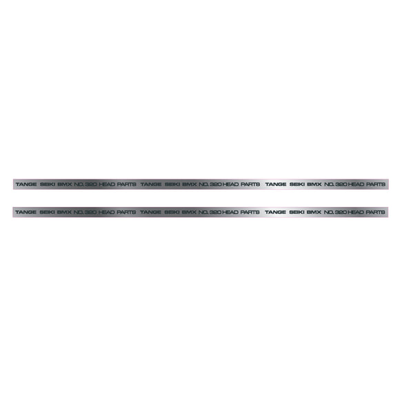 Tange - 320 - CHROME- Headset decal set