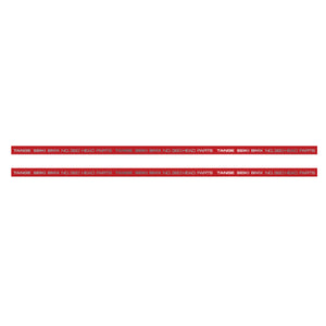 Tange - 320 - RED- Headset decal set