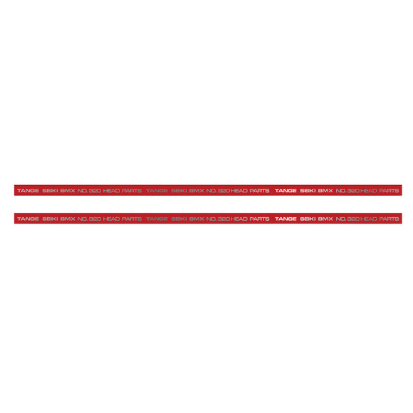 Tange - 320 - RED- Headset decal set