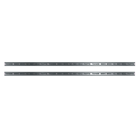 Tange - 320 - BLACK STRIPES- Headset decal set
