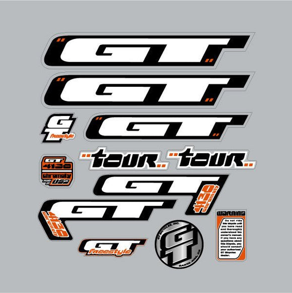 GT - 2000 - Tour - decal set - Red frame
