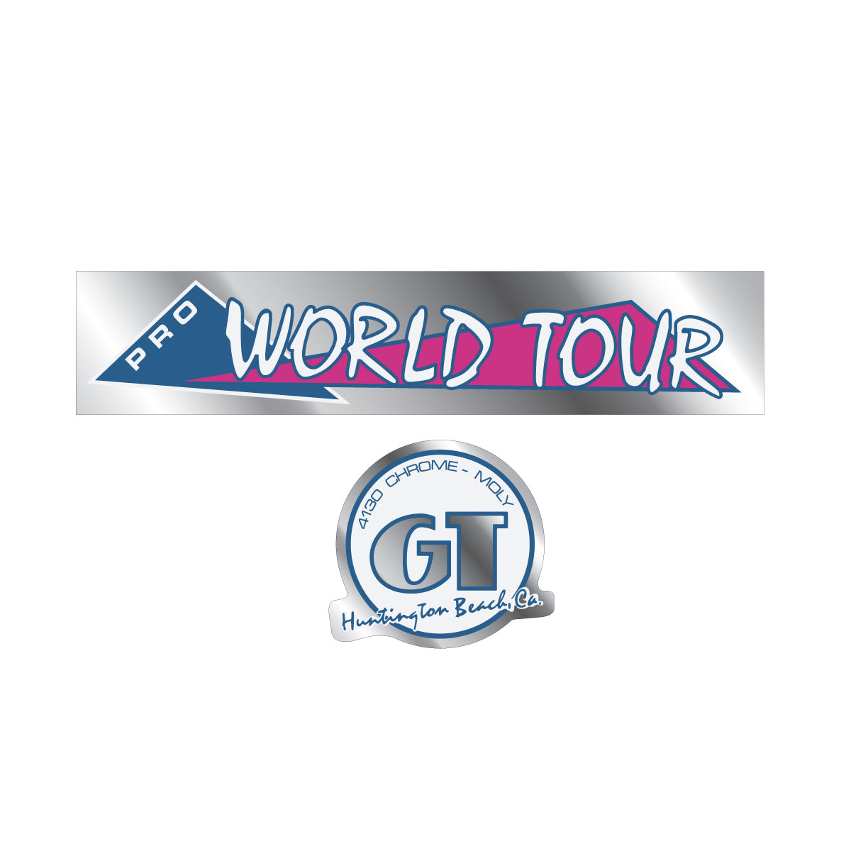 1986 GT BMX Pro World Tour handle bar set - chrome | BMX Products USA