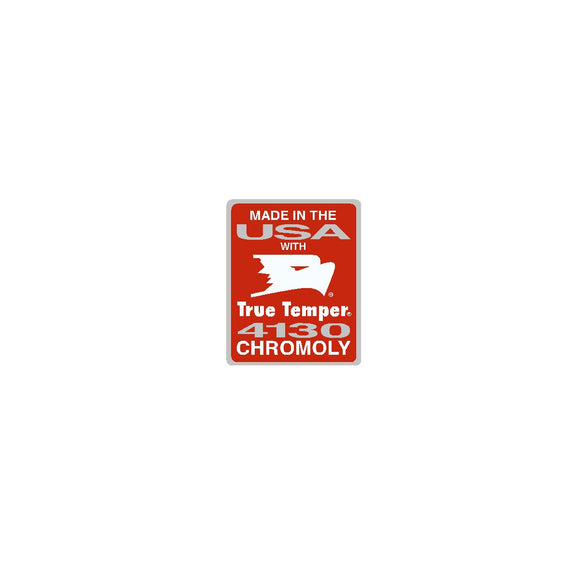 GT BMX - True Temper 4130 - seat tube decal - red