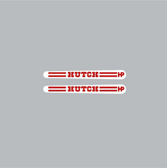 Hutch - Early HP Red and White Crank decals