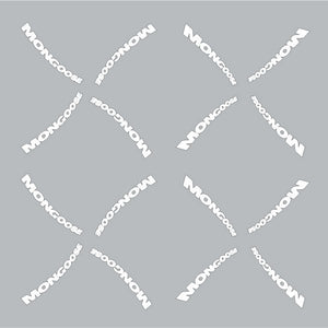 Mongoose - 4 Spoke Mid - school Tuff wheel decals in white