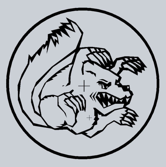 Mongoose - 90's Maurice with outer ring Sprocket decal - DIECUT