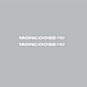 Mongoose PRO - Mid school Crank WHITE decals