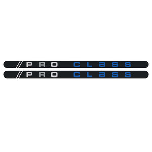 Mongoose Pro Class - Flight crank decal set - blue/black/chrome version