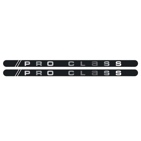 Mongoose Pro Class - Flight crank decal set - black/chrome