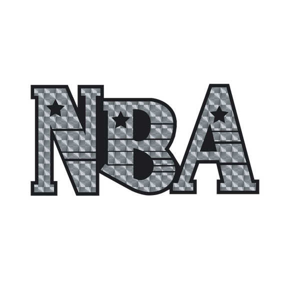 NBA (National Bicycle Association) outline prism decal