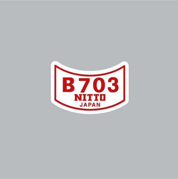 Nitto B703 bar decal | BMX Products USA