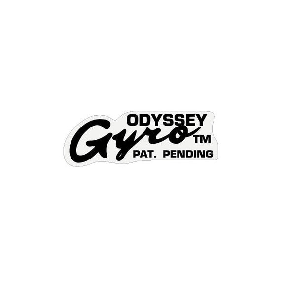 Odyssey - Gyro Gen 2 - Black on clear decal