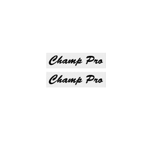 Profile - Champ Pro - CLEAR - model decals