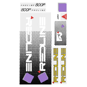 1985 Redline - 800P for Hazard Yellow frame Decal set