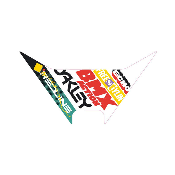 ステッカー　Levi's、BOBSON、McGREGOR、RIVAX 1986 REDLINE - Forklifter plate decal - Teal / White | BMX