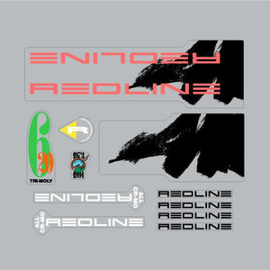 Redline - 1991 - 620 - Decal set for White frame