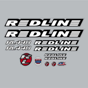 Redline - 1998 - RL440 for painted frames - Decal set