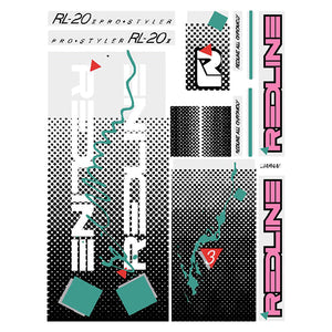 1986 Redline - RL-20II for Radberry Pink frame Decal set