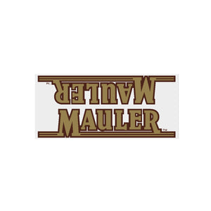 SE Racing - MAULER down tube decal - gold w/brown shadow