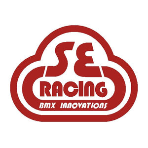 SE Racing - 2nd gen. head tube decal - red/clear | BMX Products USA